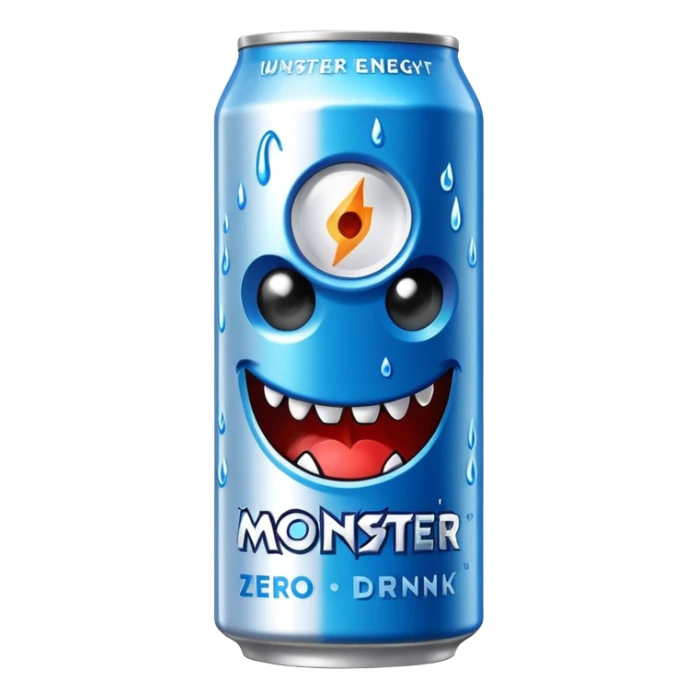 Monster zero ultra energy drink sticker