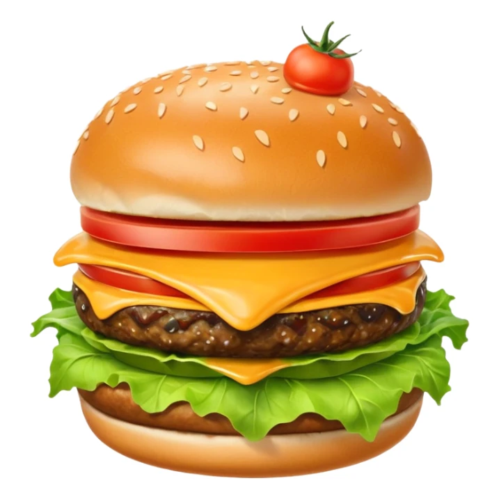 billboard ad about burgers sticker