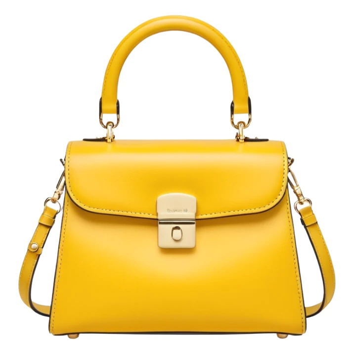 christy ng butter yellow bag  sticker