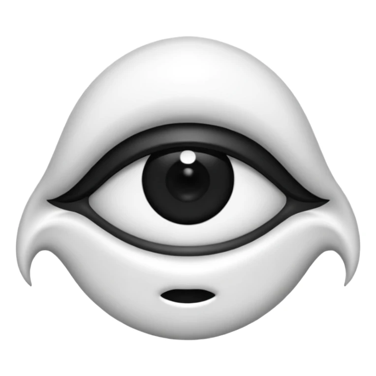 Ojos X boca ondulada y con lengua afuera como el logo de nirvana sticker