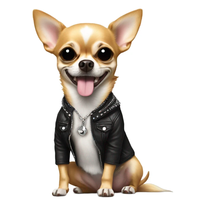 rock star chihuahua  sticker
