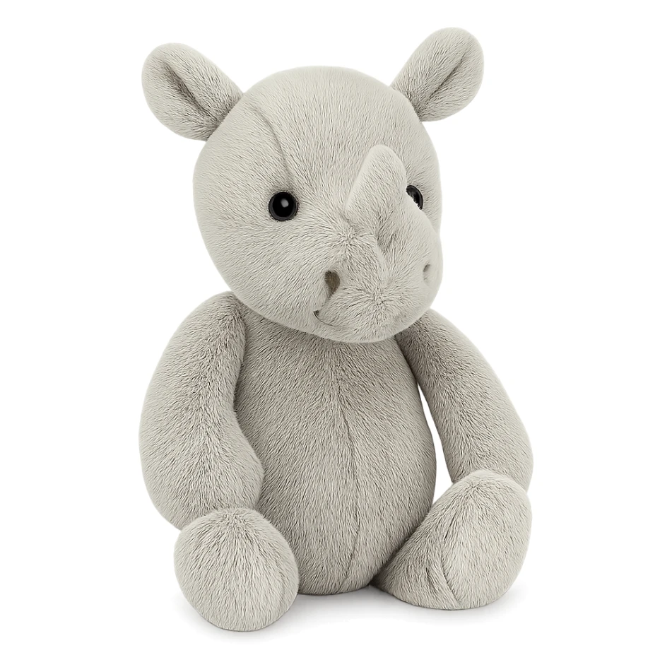 baby rhino jellycat stuffed plush sticker