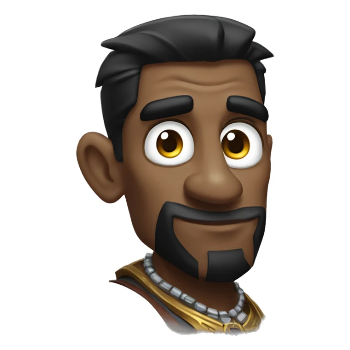 Warcraft Messi gem collector in Uncle Scrooge style, mysterious eyes, intricate lips, masterpiece pose sticker