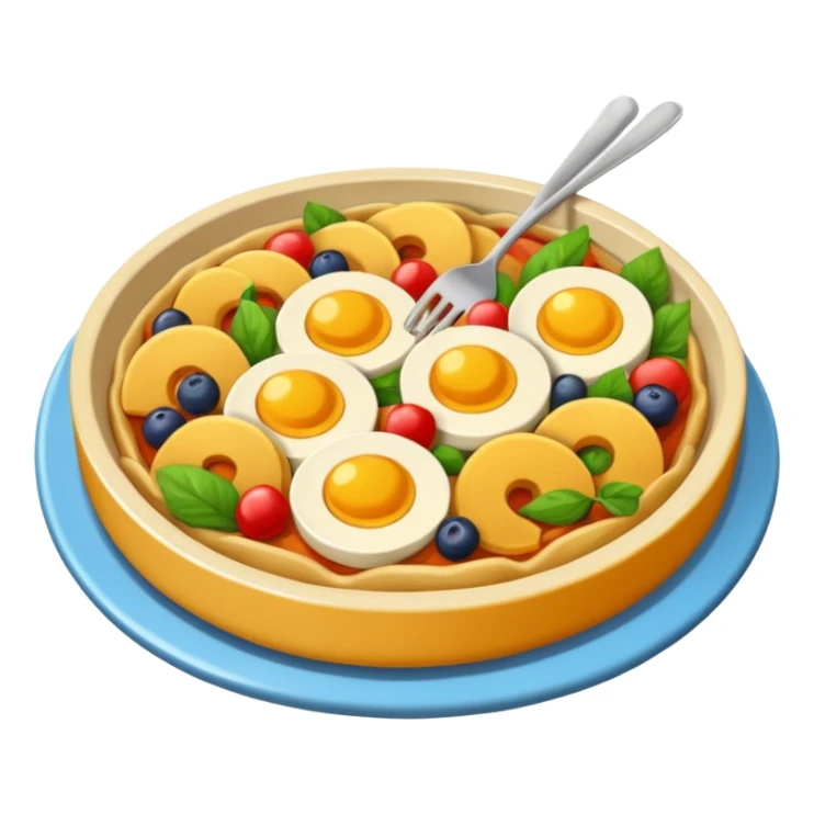 emoji de un plato sticker