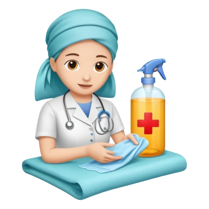 Wundreinigung und -desinfektion sticker