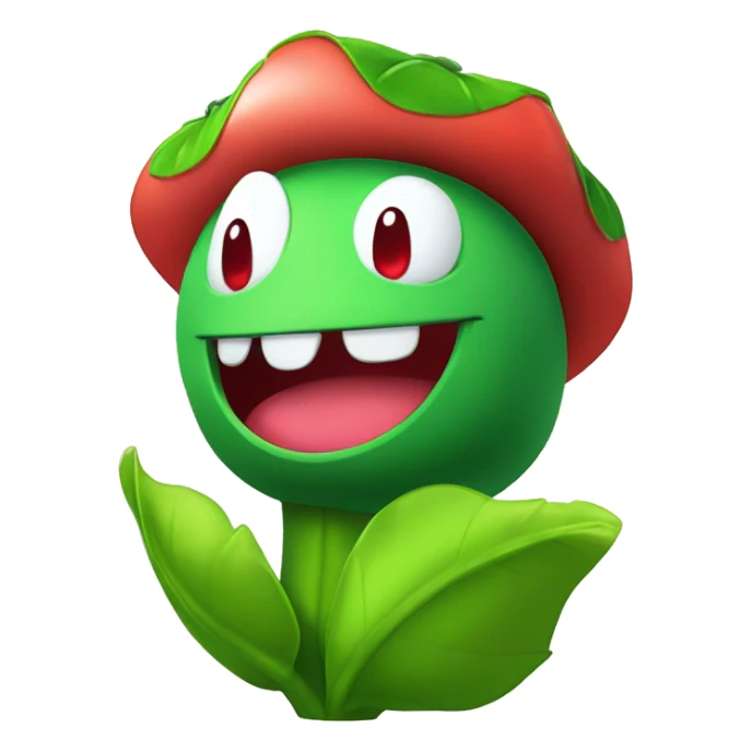 Piranha-plant-mario sticker
