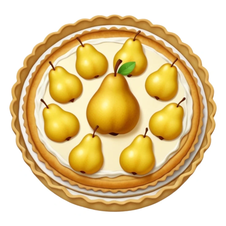 une tarte aux poire sticker