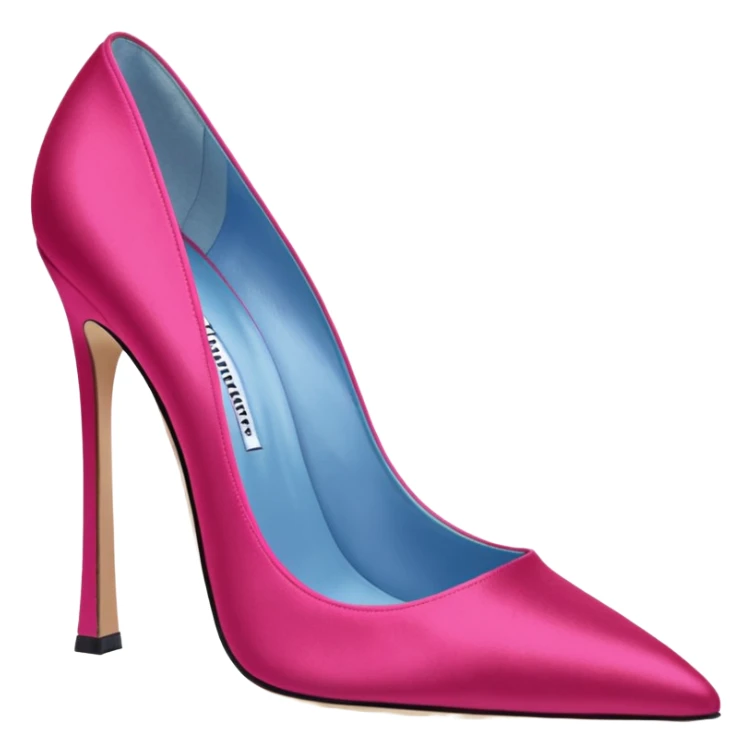 manolo blahink 90's satin pump sticker
