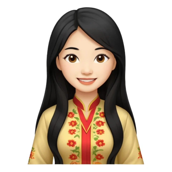 vietnamese woman sticker