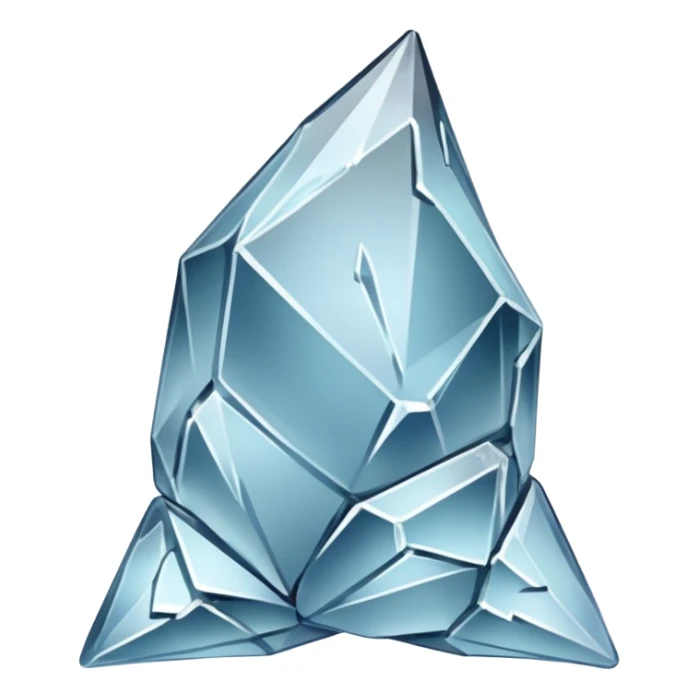 A transparent baggie containing clear glass pieces crushed into shards and chunks of crystal clear glass only sticker