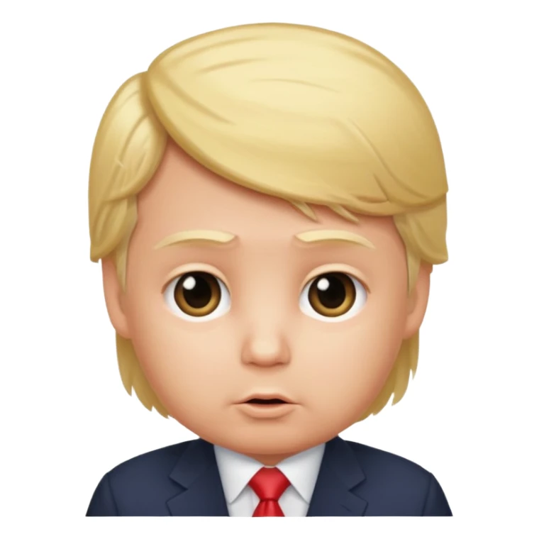 Donald Trump baby sticker