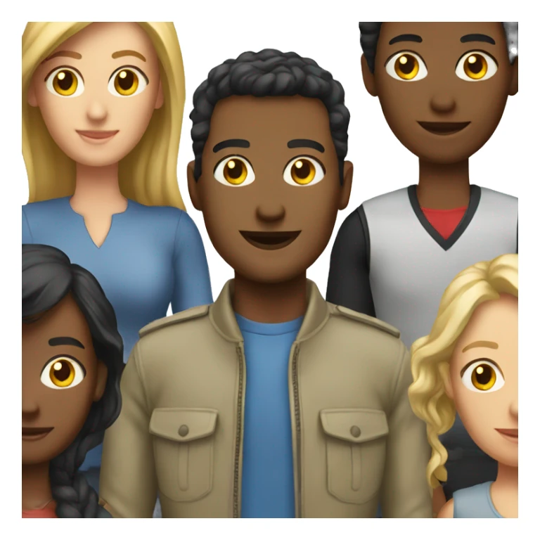 a team of four start founder sticker