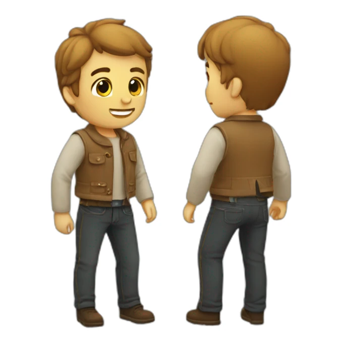 Homme amoureux sticker