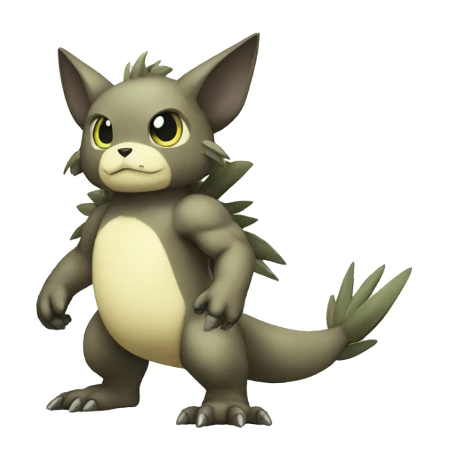 cute cool Digimon-Fakemon-animal full body sticker