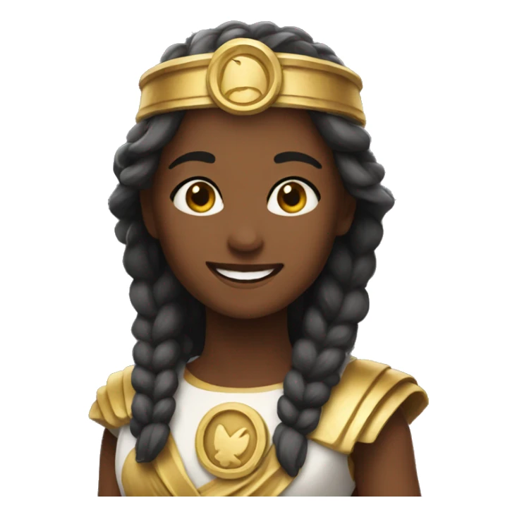 Athena happy sticker