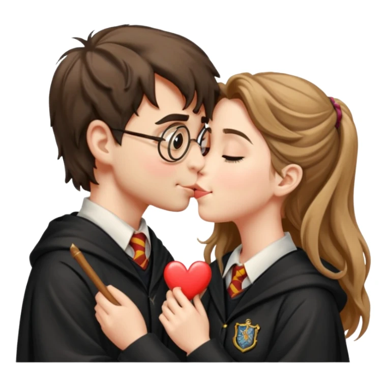 Harry Potter kissing hermione sticker