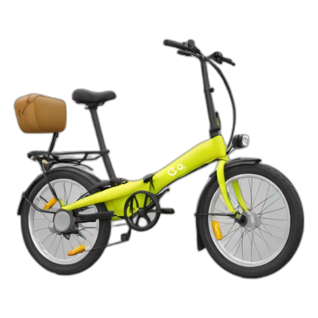 vélo avec jante de 20 pouces 5 branches type Gocycle  sticker