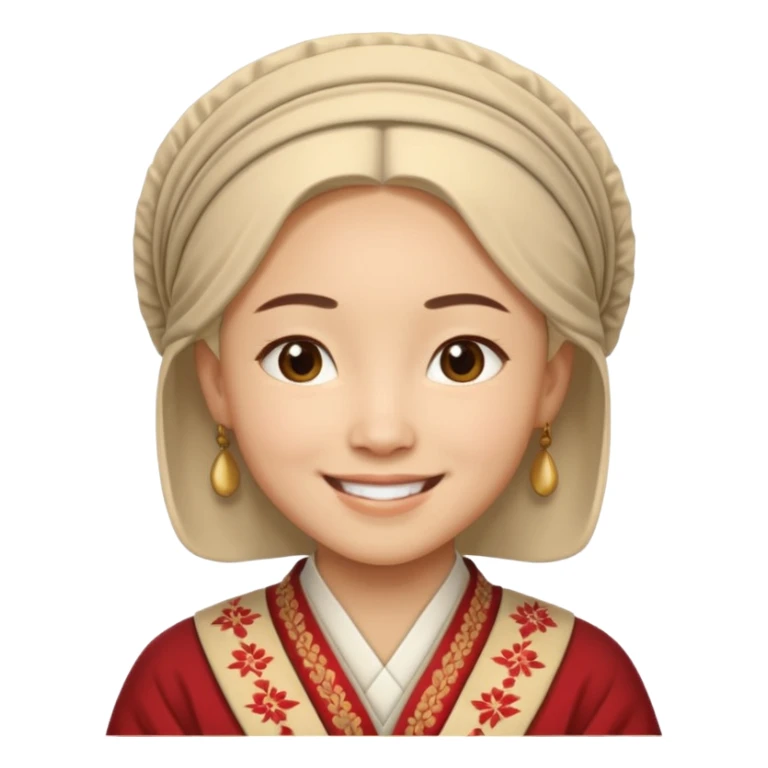 white and asian culture sticker