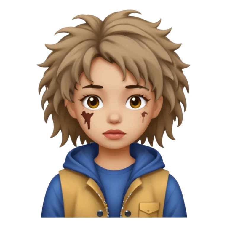 girl emoji , style , ugly outfit sticker