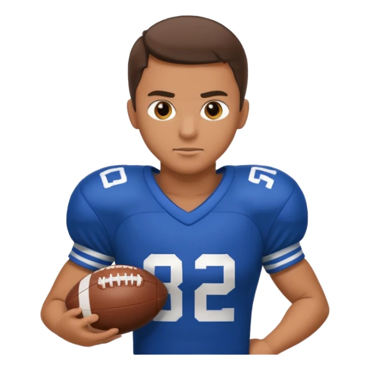 Football player Stiff arm sticker