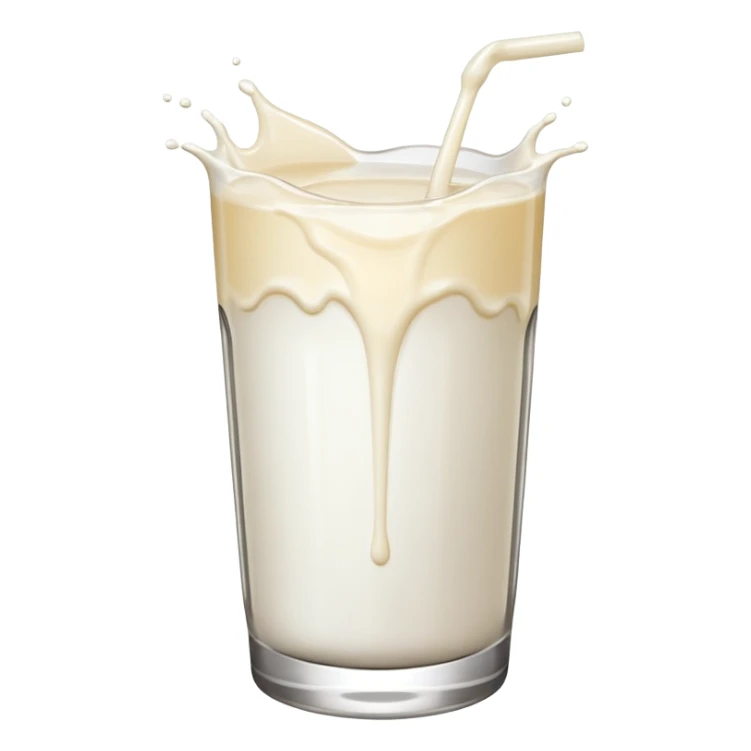 A splash of milk sticker