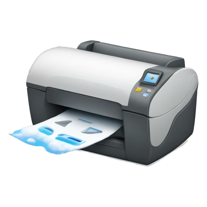 cloud printer sticker