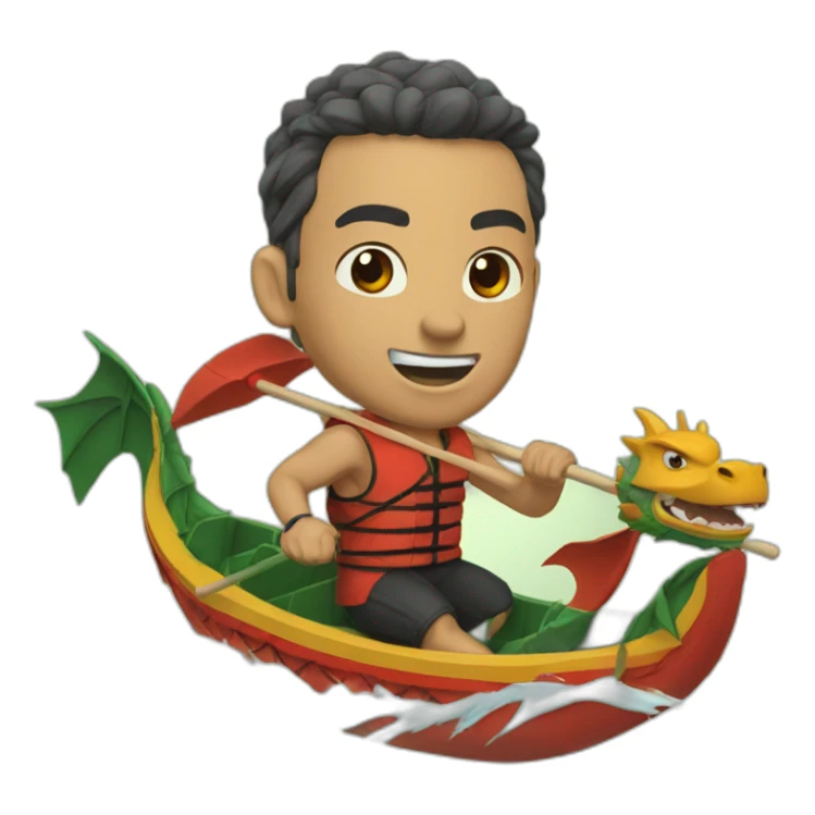 fast and furious in a dragon boat sticker
