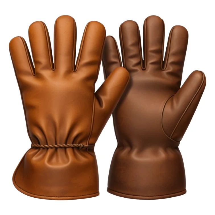 gloves gardening with dirt sticker