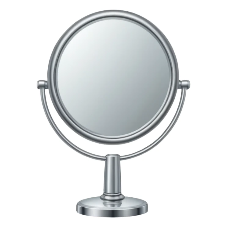 Hairdresser mirror sticker