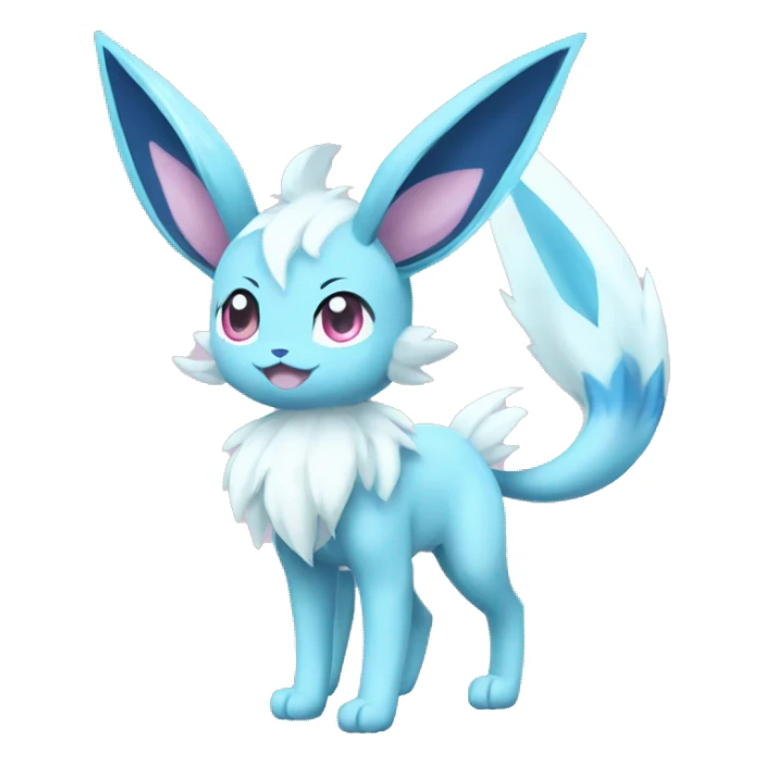 Sylveon-Glaceon-Vaporeon full body sticker