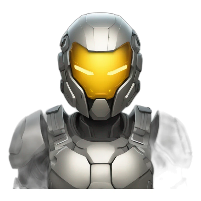 futuristic Autonomous Combat armored color crimsom breastplate sticker