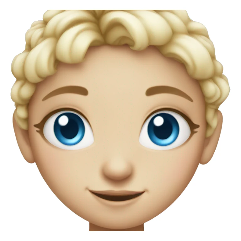 Blue eyed fairy girl sticker