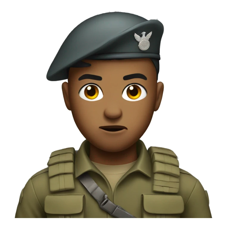 soldier boy from the boys looking angry sticker