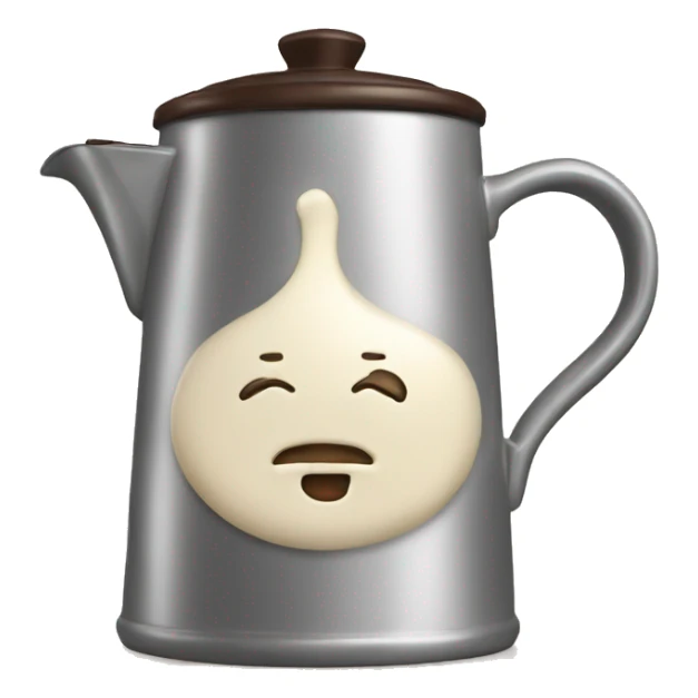 heavy cream in coffee pot sticker