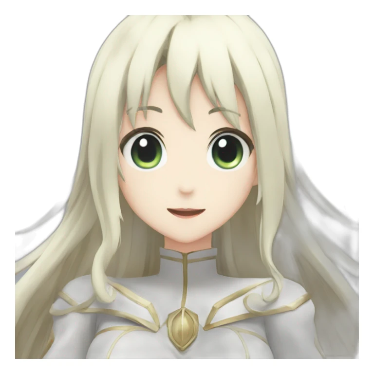 albedo of the anime overlord sticker