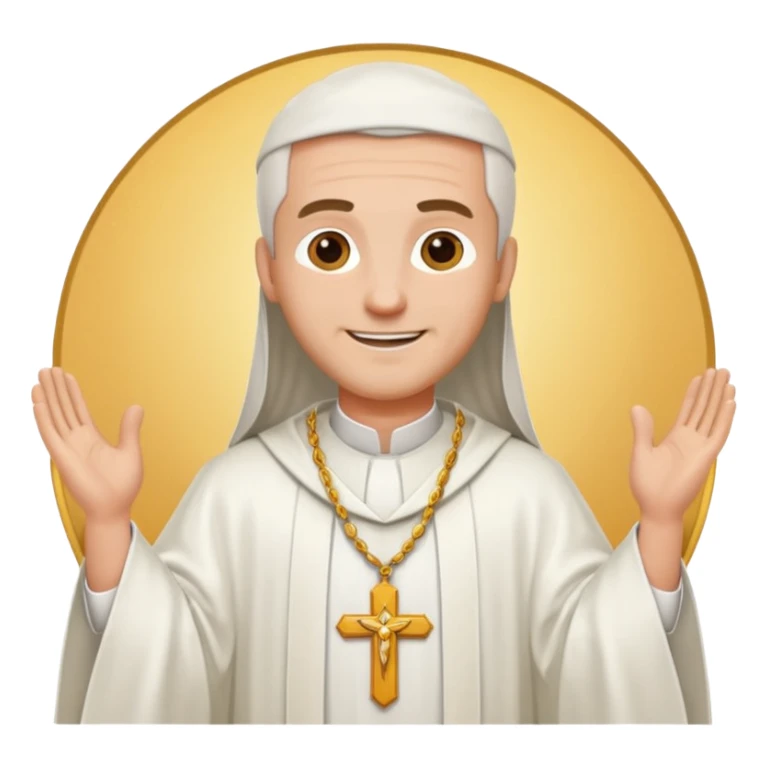 The priest presiding over the wedding sticker