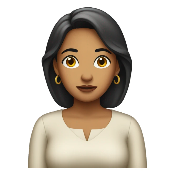 Latin Woman indecisive  sticker