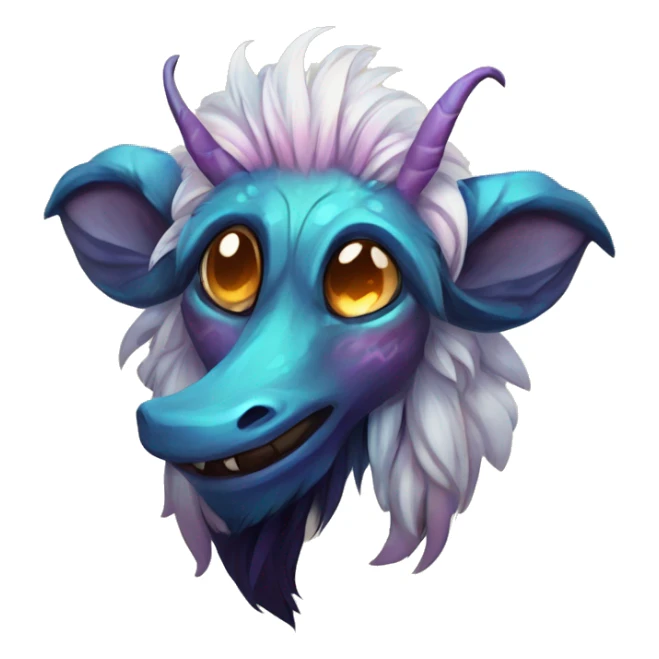 Colorful vernid fantasy creature LiLaiRa GriffSnuff Kamirah Falvie sticker