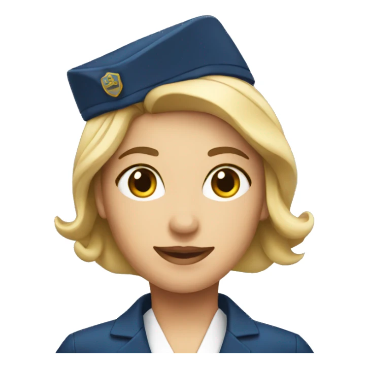 flight attendant sticker