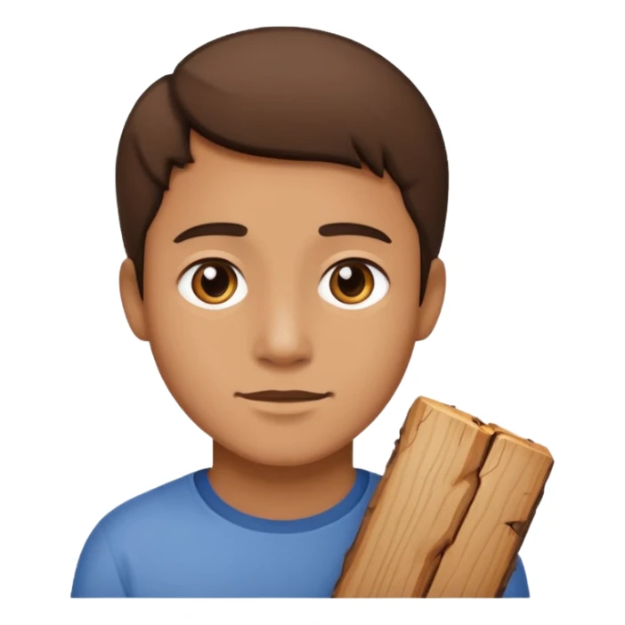 an icon of a person with a small chip next to him sticker