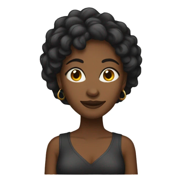 black woman sticker