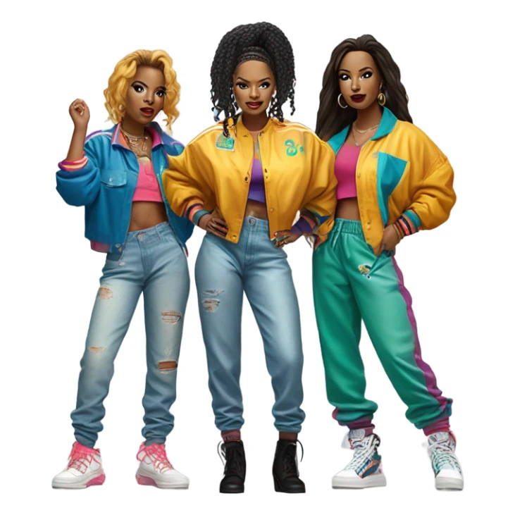 Singing group tlc sticker