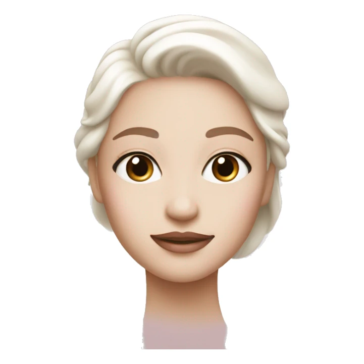 skin care light pink in white sticker