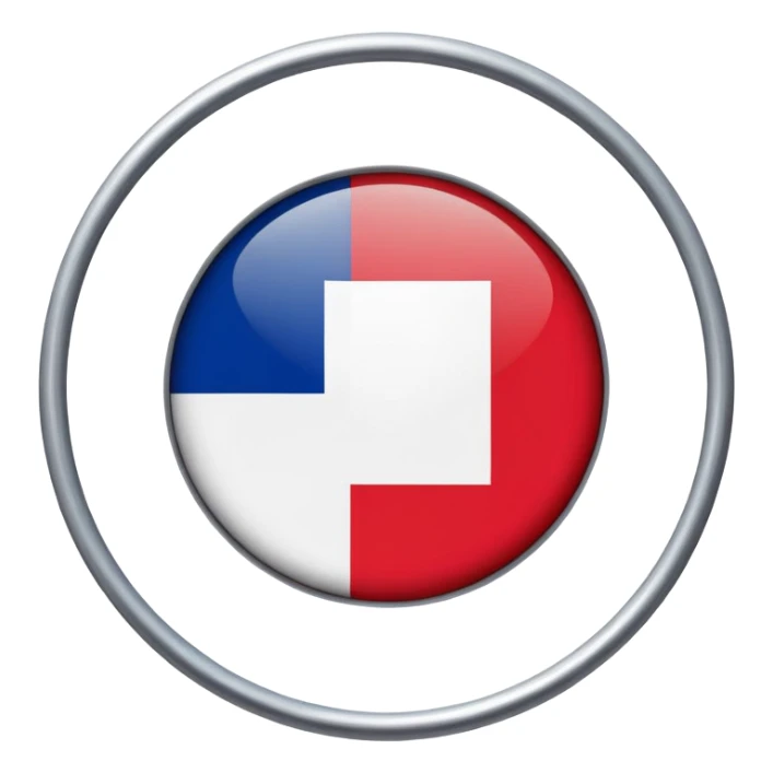 French flag with no entry sign overlaid, keep original flag intact sticker