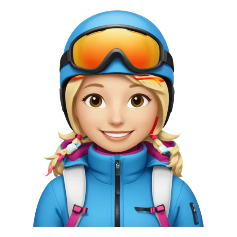 Ski Woman sticker