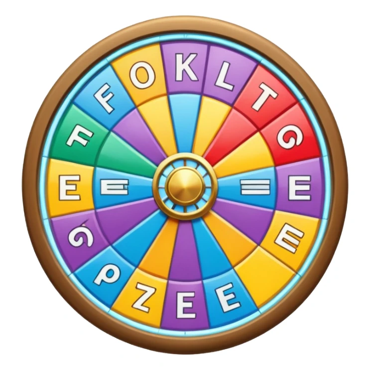   wheel of fortune game board sticker