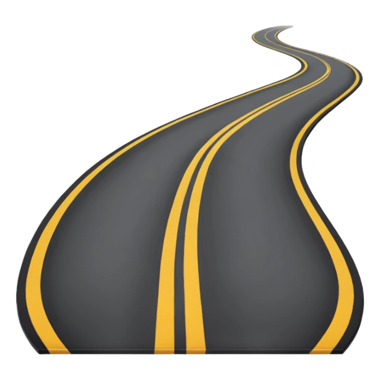 CARRETERA sin cuadro con vista de lado izquierdo  sticker