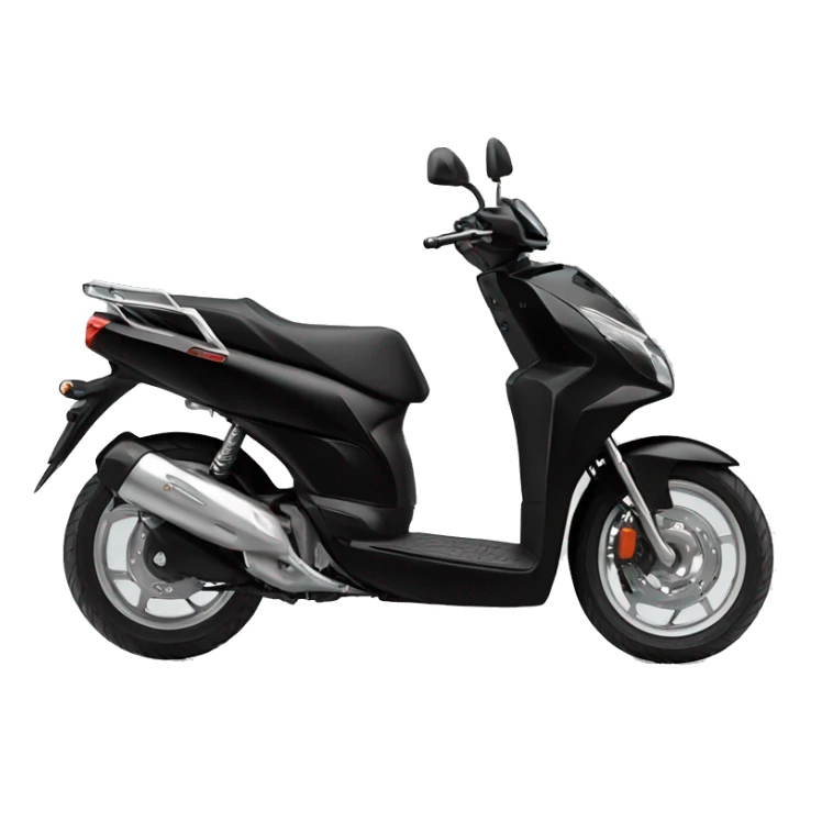 Motorino Honda SH125 nero  sticker