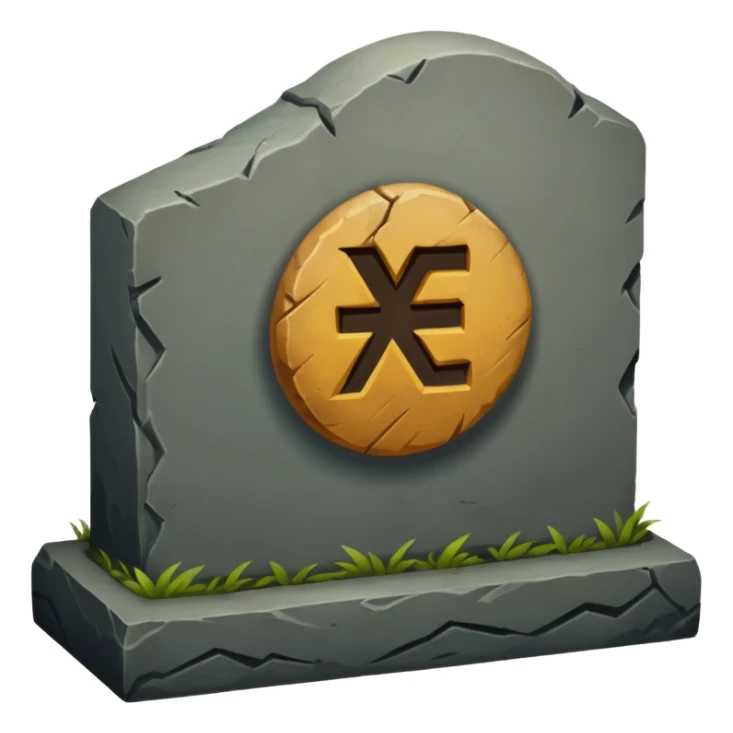 To symbolize team y being renamed, maybe a y on a grave? no background sticker
