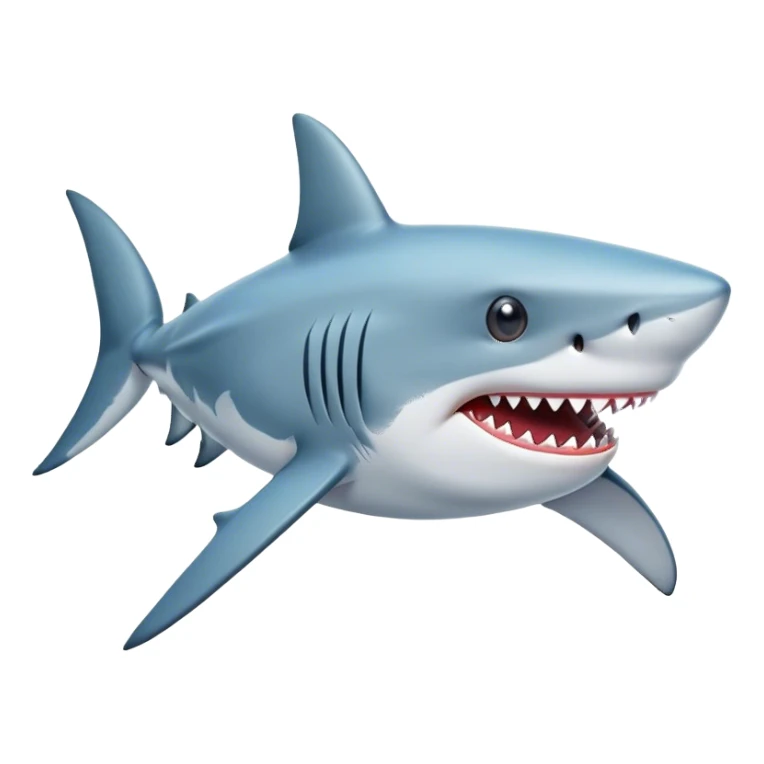 shark with top sticker